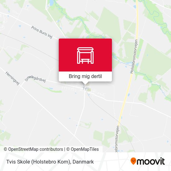 Tvis Skole (Holstebro Kom) kort