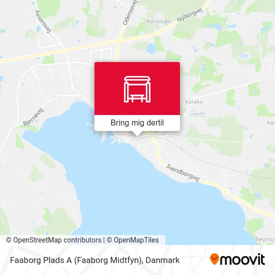 Faaborg Plads A (Faaborg Midtfyn) kort