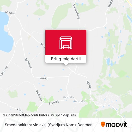 Smedebakken / Molsvej (Syddjurs Kom) kort