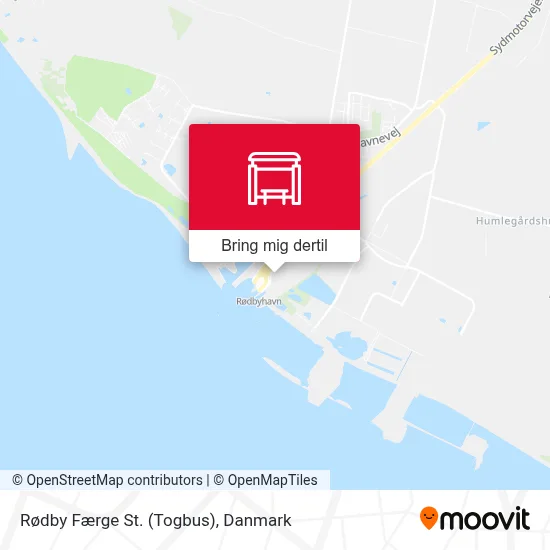 Rødby Færge St. (Togbus) kort