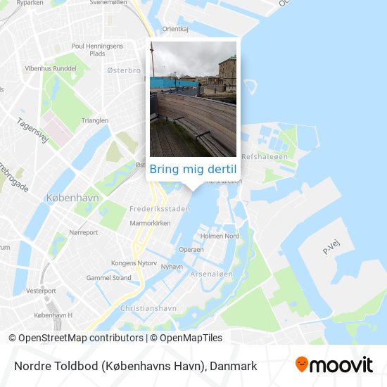 Nordre Toldbod (Københavns Havn) kort