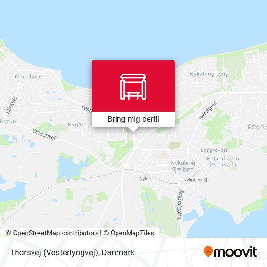 Thorsvej (Vesterlyngvej) kort