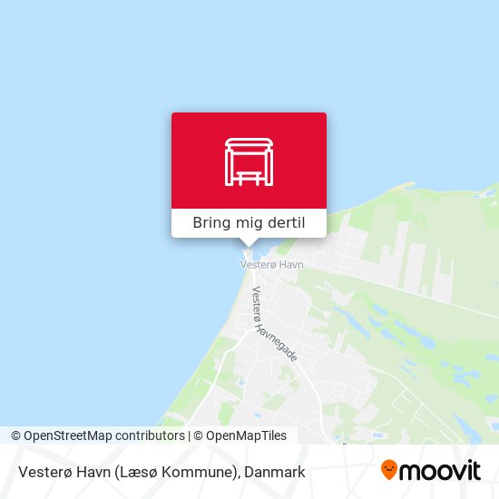 Vesterø Havn (Læsø Kommune) kort