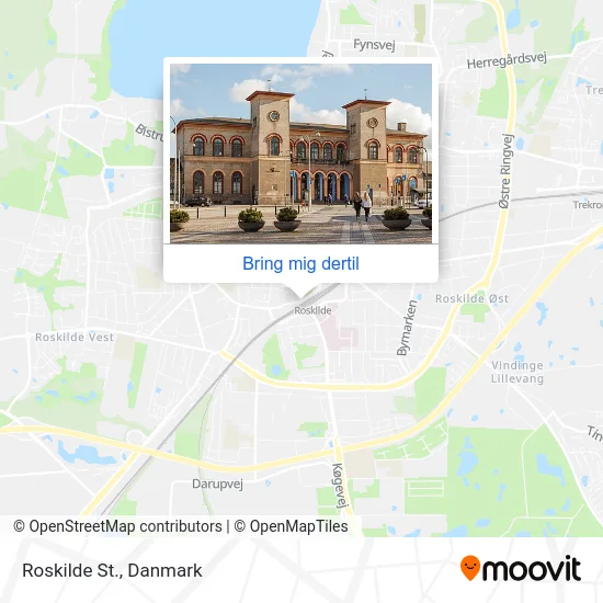 Roskilde St. kort