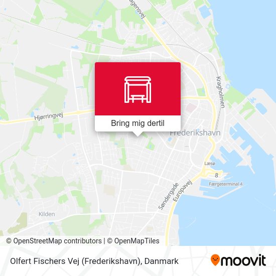 Olfert Fischers Vej (Frederikshavn) kort