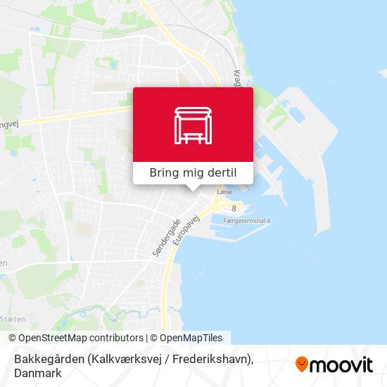 Bakkegården (Kalkværksvej / Frederikshavn) kort