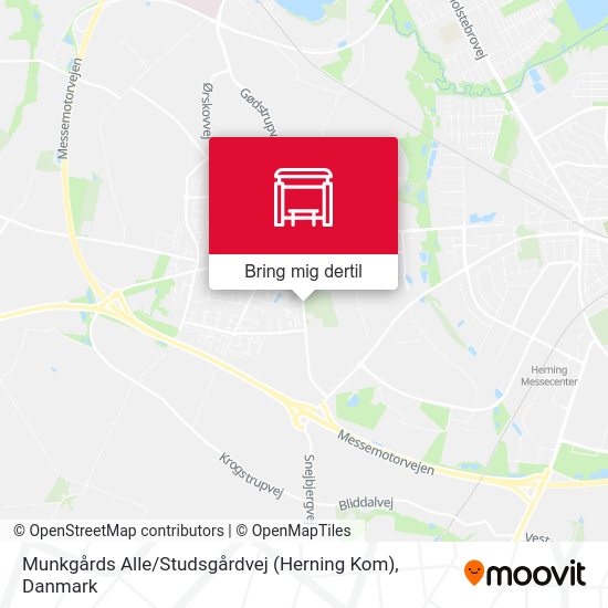 Munkgårds Alle / Studsgårdvej (Herning Kom) kort