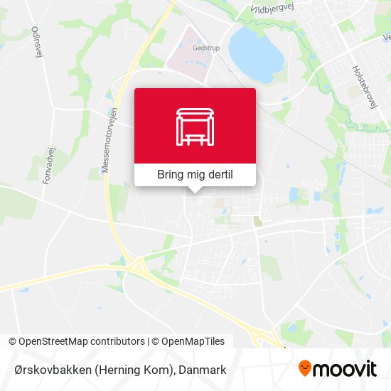 Ørskovbakken (Herning Kom) kort