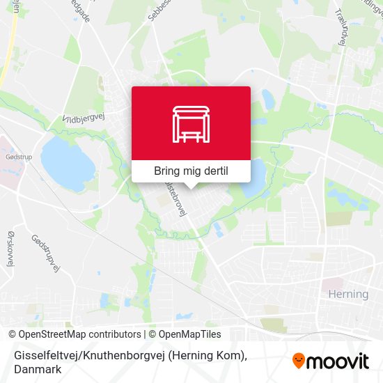 Gisselfeltvej / Knuthenborgvej (Herning Kom) kort