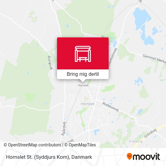 Hornslet St. (Syddjurs Kom) kort