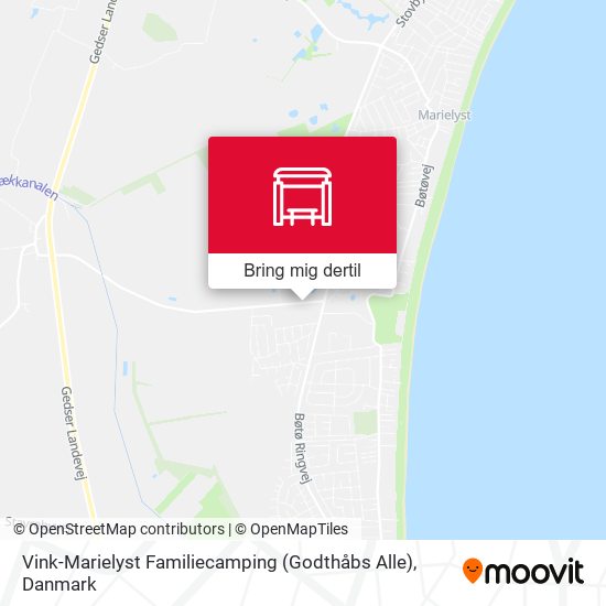 Vink-Marielyst Familiecamping (Godthåbs Alle) kort