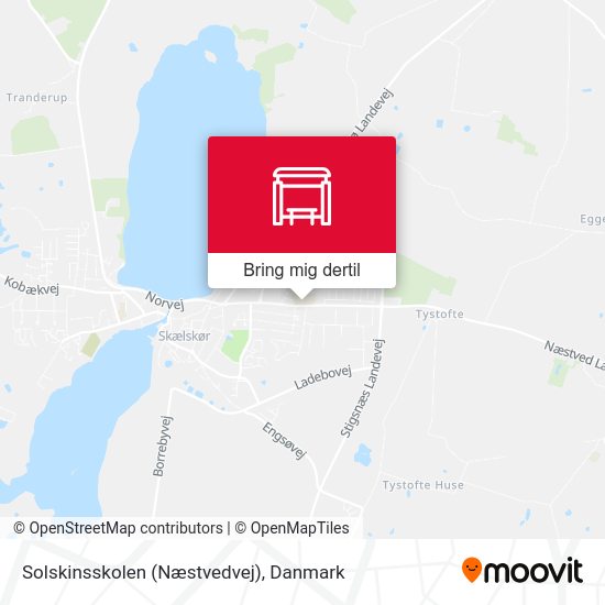 Solskinsskolen (Næstvedvej) kort