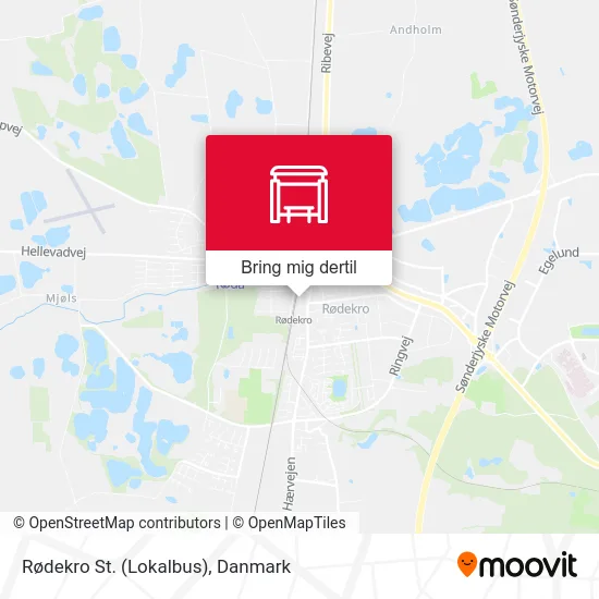 Rødekro St. (Lokalbus) kort