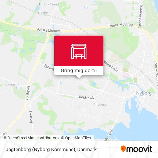 Jagtenborg (Nyborg Kommune) kort