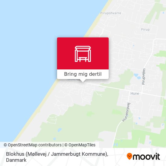 Blokhus (Møllevej / Jammerbugt Kommune) kort