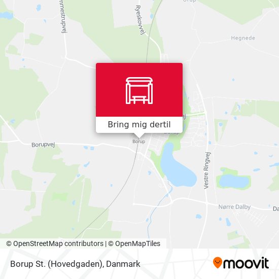 Borup St. (Hovedgaden) kort