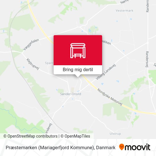 Præstemarken (Mariagerfjord Kommune) kort
