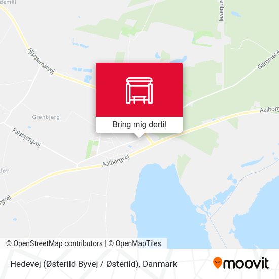 Hedevej (Østerild Byvej / Østerild) kort