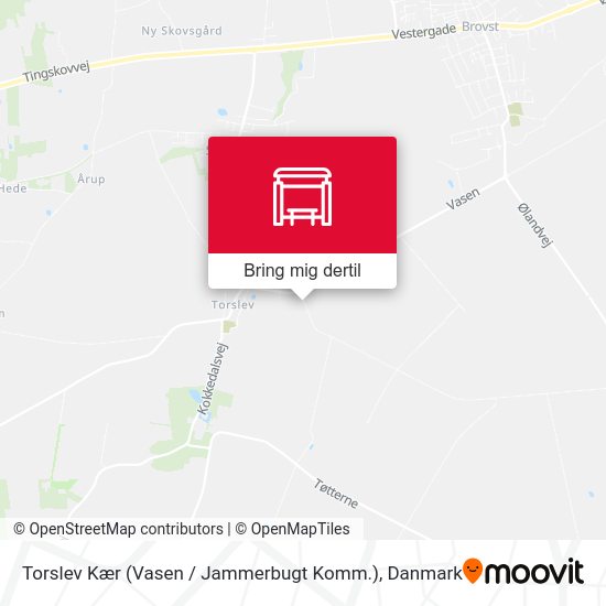 Torslev Kær (Vasen / Jammerbugt Komm.) kort