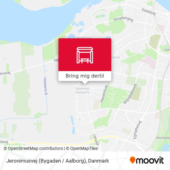 Jeronimusvej (Bygaden / Aalborg) kort