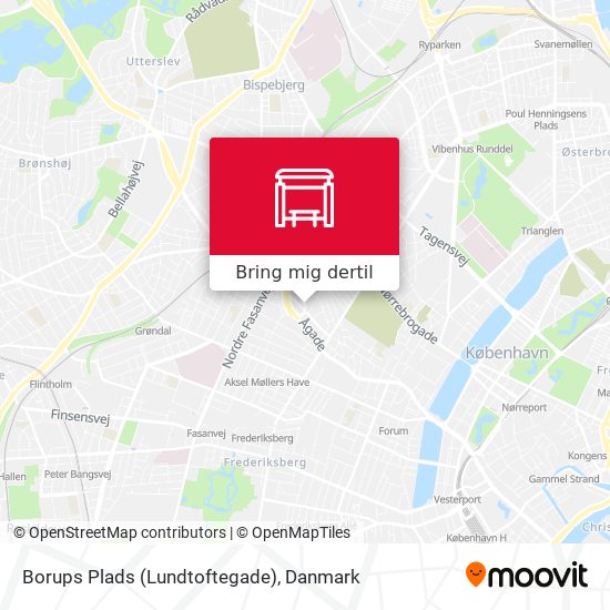 Borups Plads (Lundtoftegade) kort