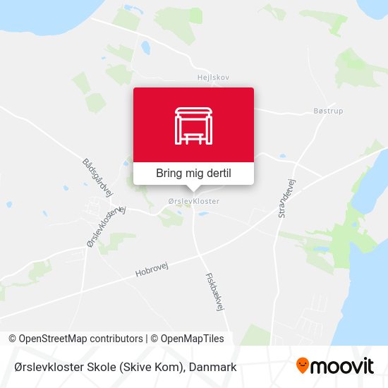 Ørslevkloster Skole (Skive Kom) kort