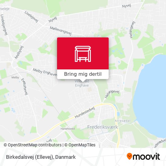 Birkedalsvej (Ellevej) kort