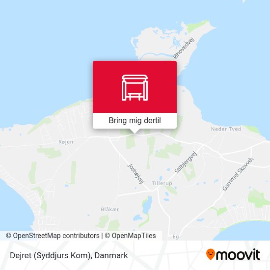 Dejret (Syddjurs Kom) kort