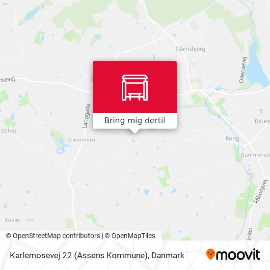 Karlemosevej 22 (Assens Kommune) kort