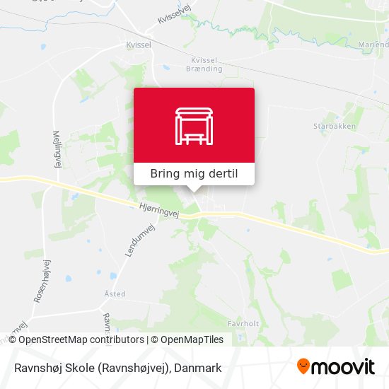Ravnshøj Skole (Ravnshøjvej) kort