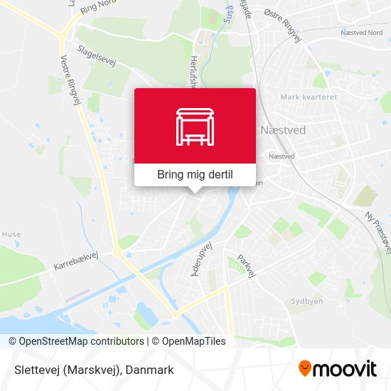 Slettevej (Marskvej) kort