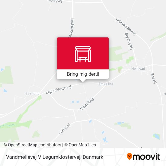 Vandmøllevej V Løgumklostervej kort