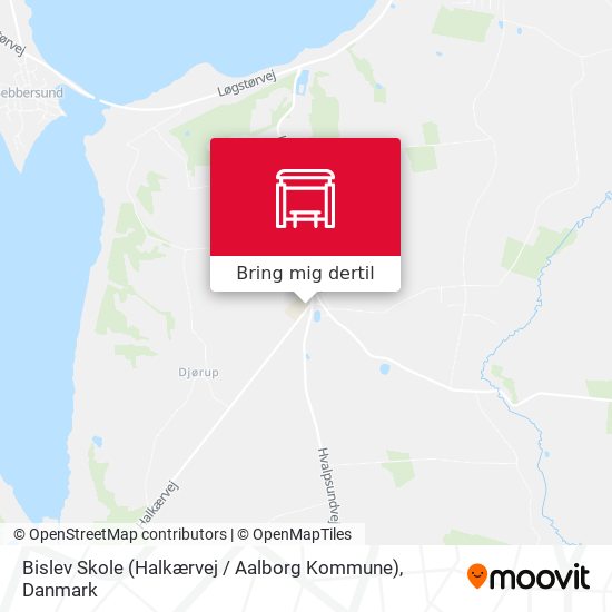 Bislev Skole (Halkærvej / Aalborg Kommune) kort