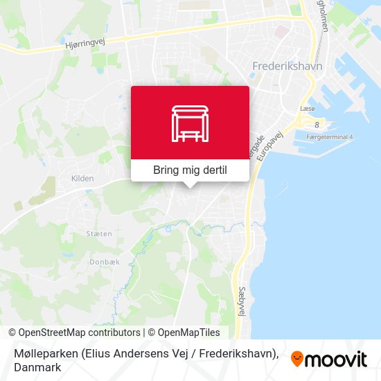 Mølleparken (Elius Andersens Vej / Frederikshavn) kort