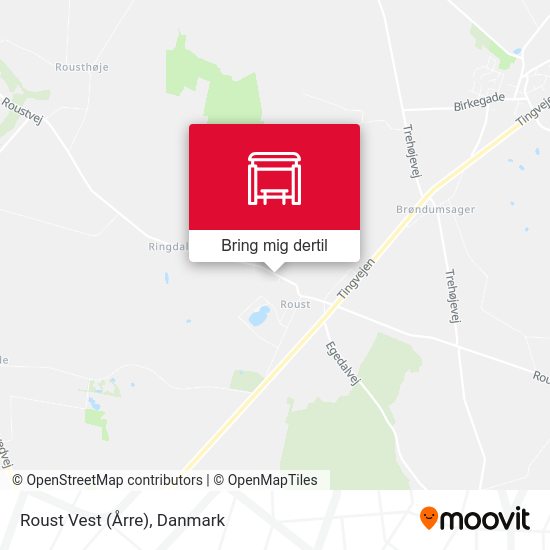 Roust Vest (Årre) kort