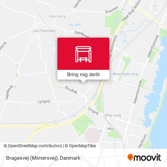 Bragesvej (Mimersvej) kort