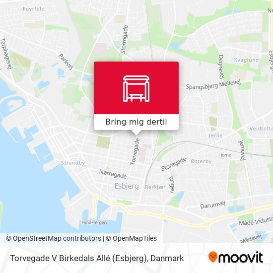 Torvegade V Birkedals Allé (Esbjerg) kort