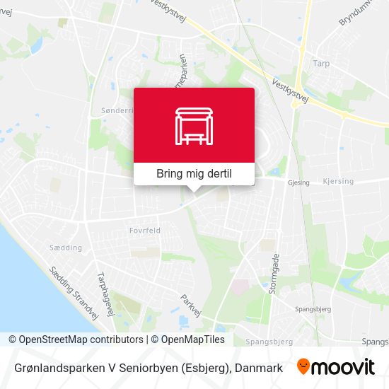 Grønlandsparken V Seniorbyen (Esbjerg) kort