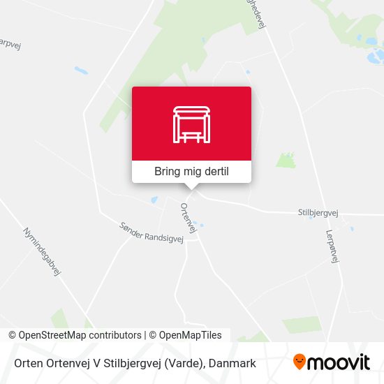 Orten Ortenvej V Stilbjergvej (Varde) kort
