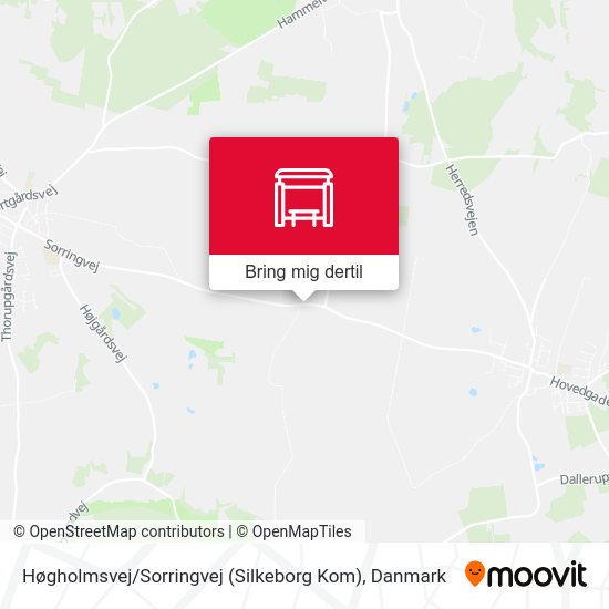 Høgholmsvej / Sorringvej (Silkeborg Kom) kort