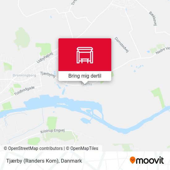 Tjærby (Randers Kom) kort
