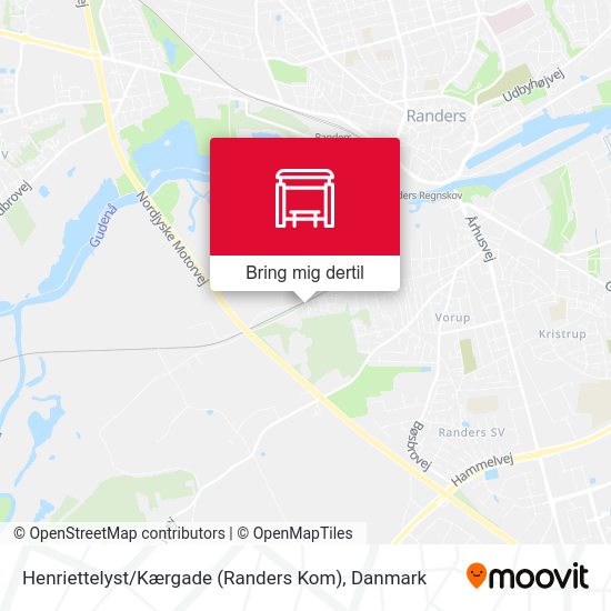 Henriettelyst / Kærgade (Randers Kom) kort