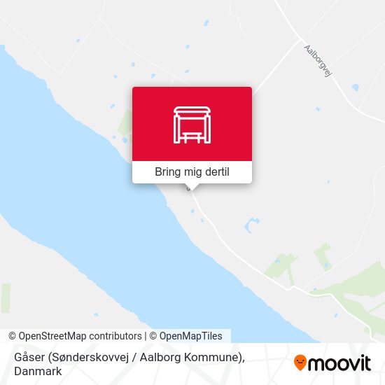 Gåser (Sønderskovvej / Aalborg Kommune) kort