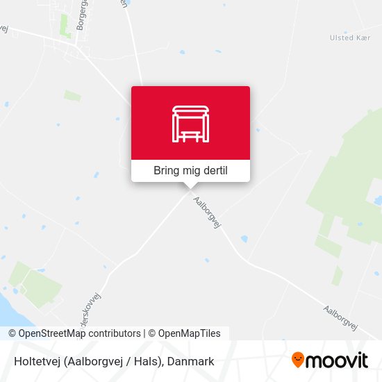 Holtetvej  (Aalborgvej / Hals) kort