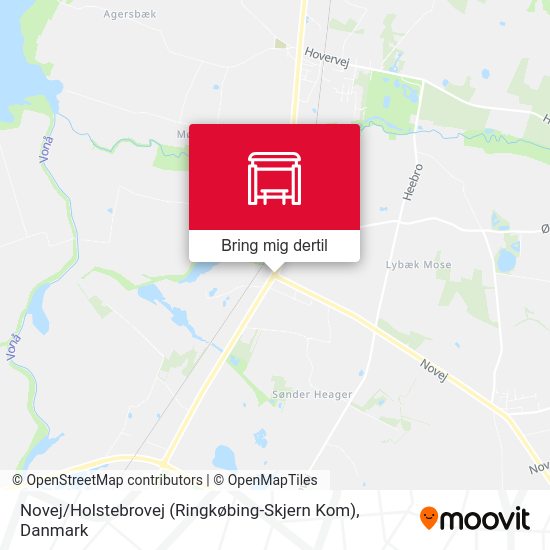 Novej / Holstebrovej (Ringkøbing-Skjern Kom) kort