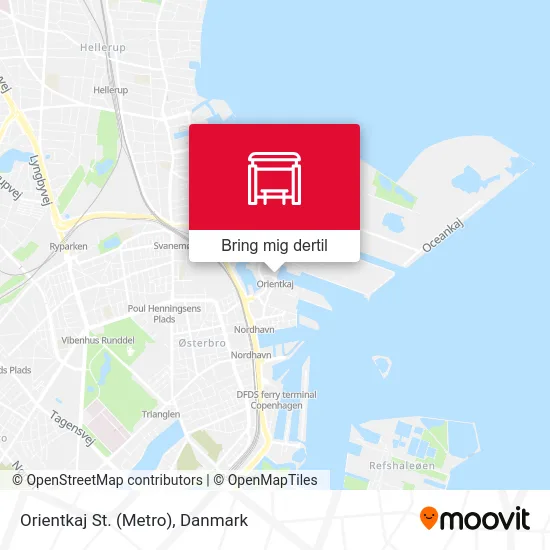 Orientkaj St. (Metro) kort