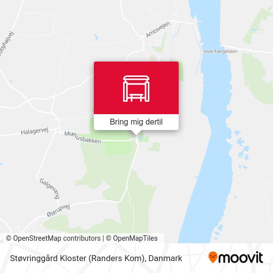 Støvringgård Kloster (Randers Kom) kort