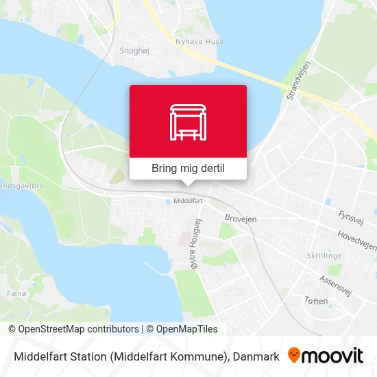 Middelfart Station (Middelfart Kommune) kort