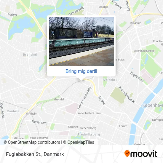 Fuglebakken St. kort