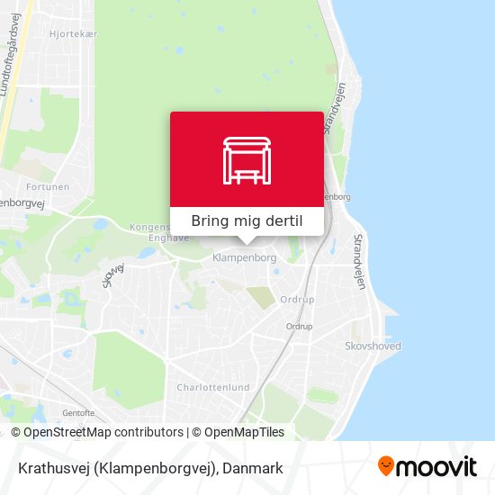 Krathusvej (Klampenborgvej) kort